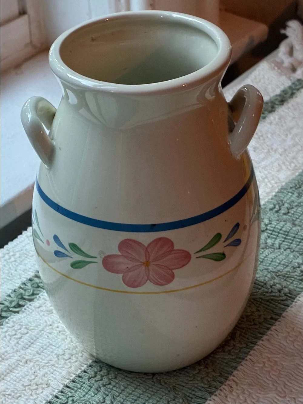 Vintage-Style Ceramic Vase Jug